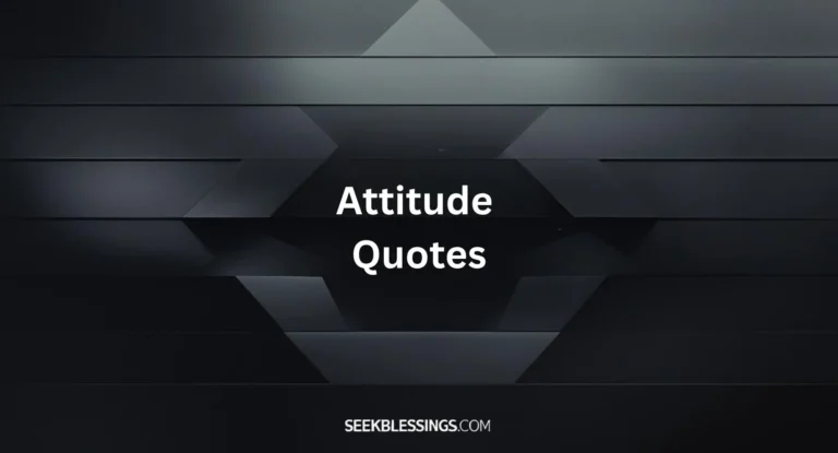 Attitude Quotes