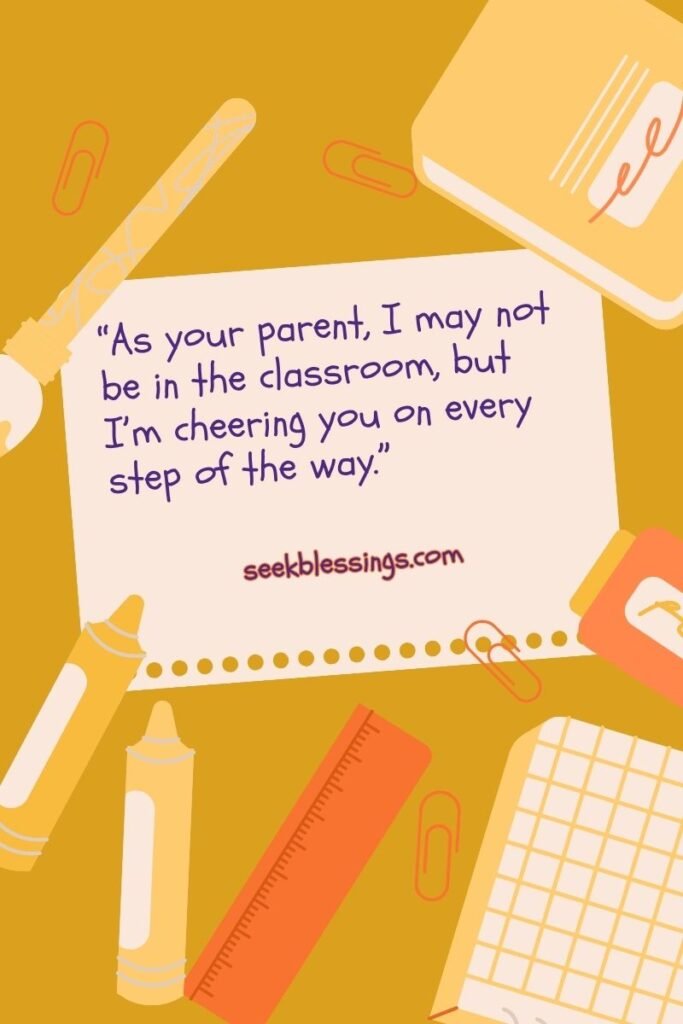 Back to School Quotes from Parents to Kids