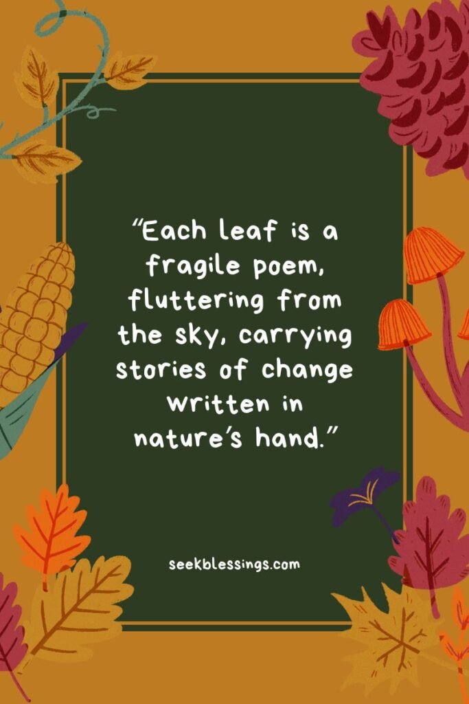 Dreamy Autumn Quotes