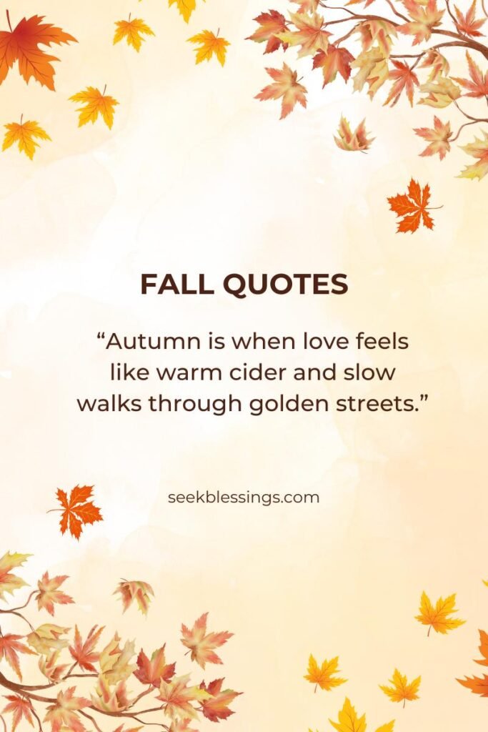 Romantic Fall Quotes