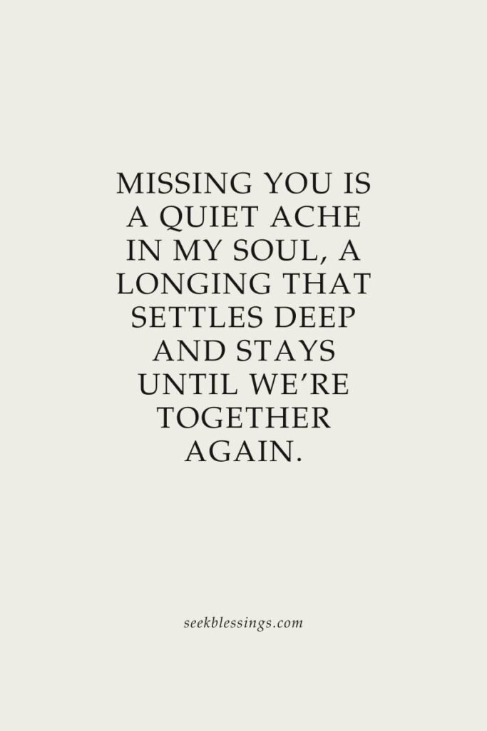 Romantic I Miss You Quotes for Lovers