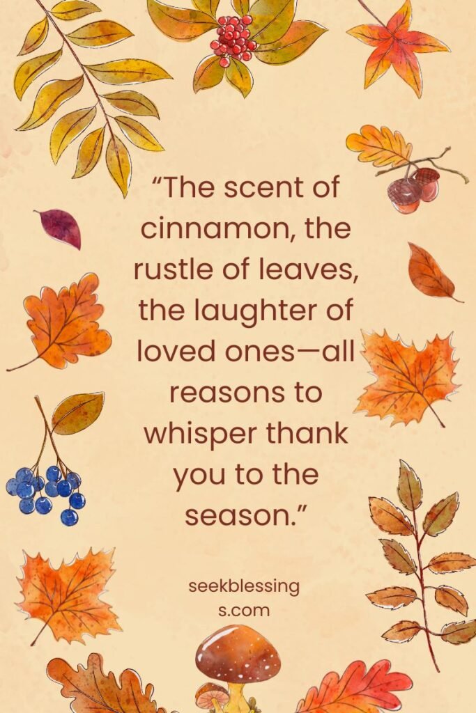 Thankful Autumn Quotes