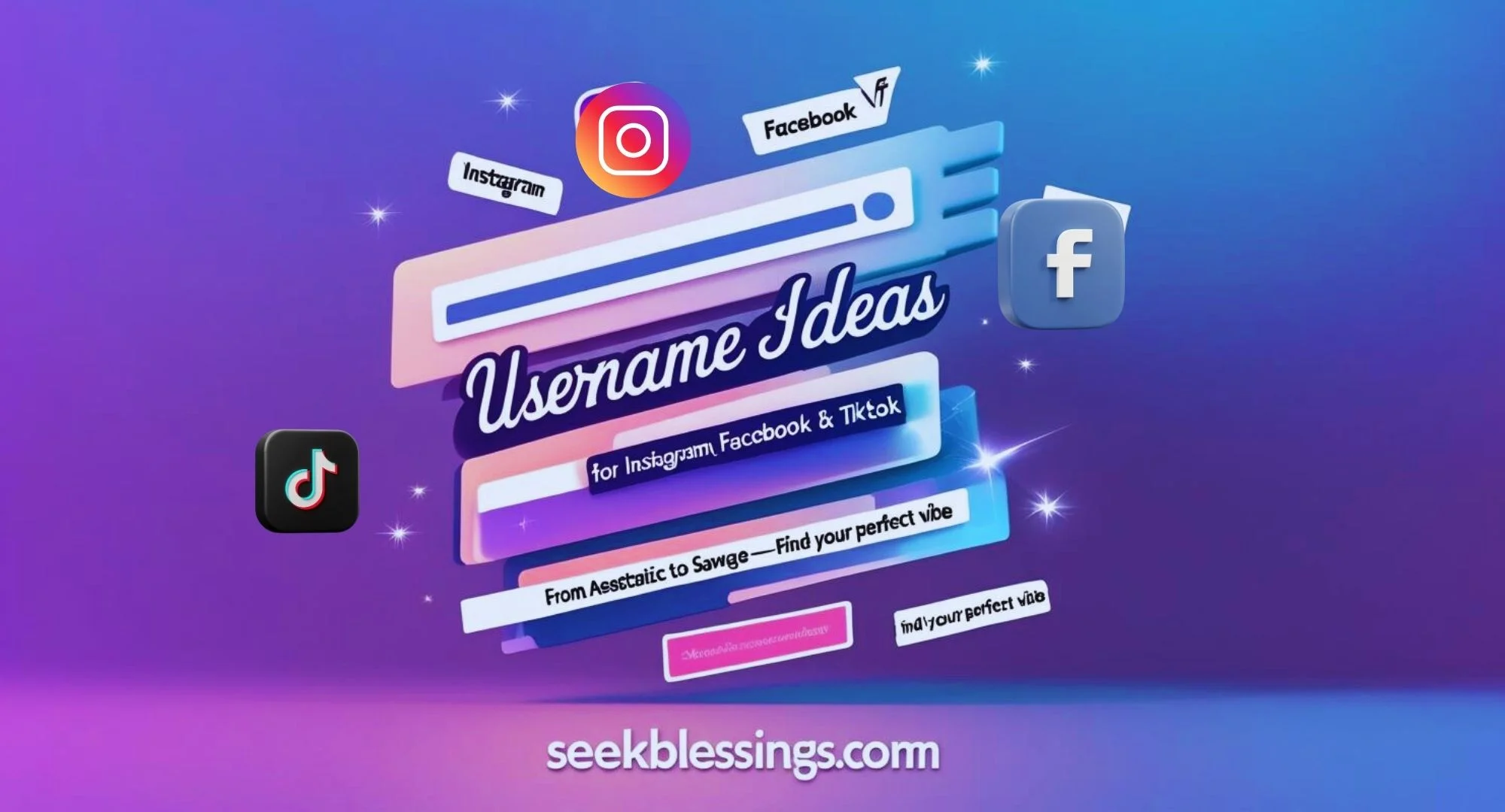 Username ideas for Instagram