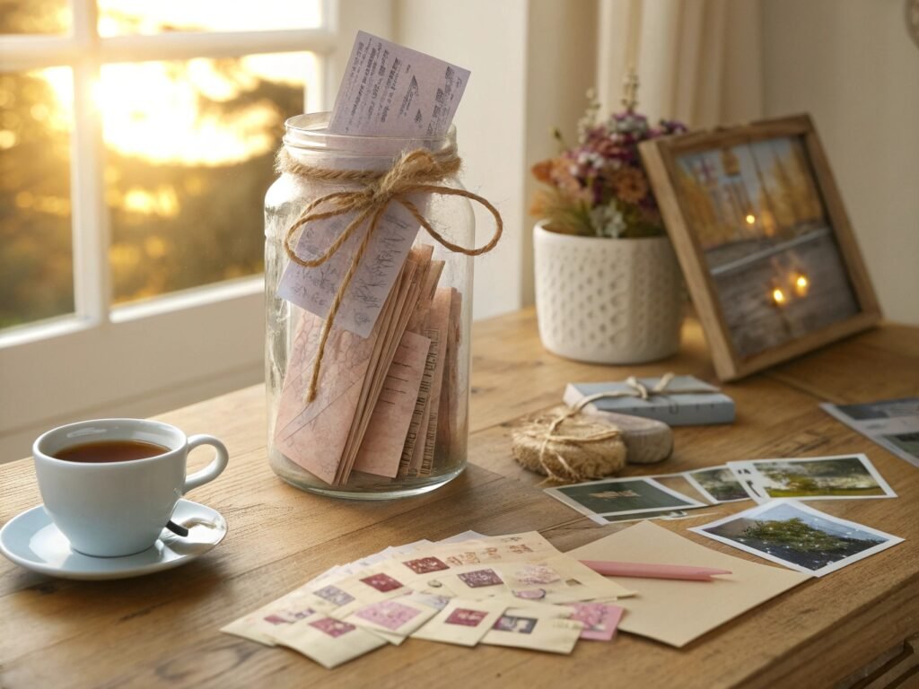 DIY memory jar 