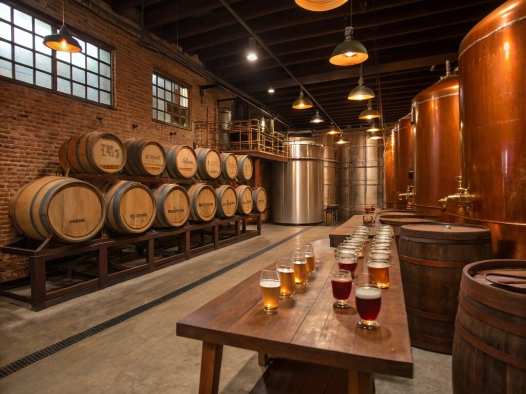 Adventure-based experiences brewery interior