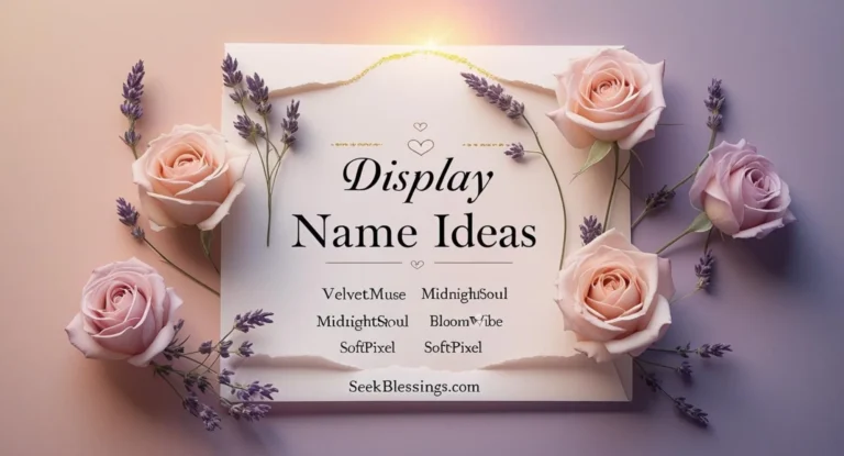 display name ideas