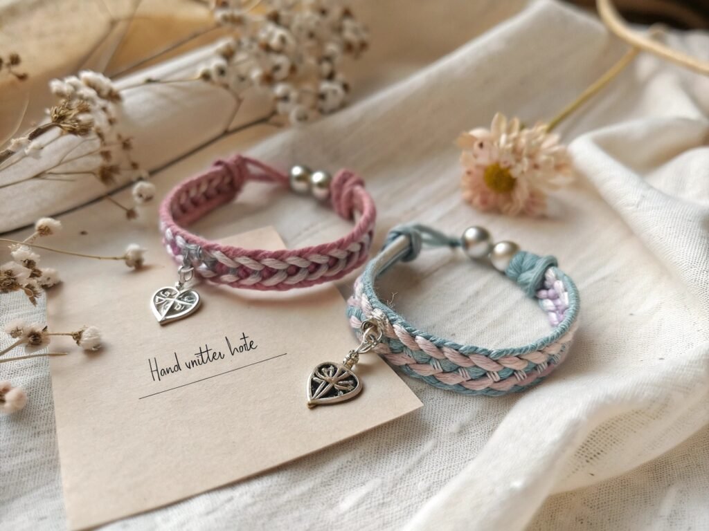 Matching friendship bracelets